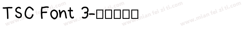 TSC Font 3字体转换